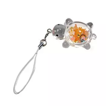 Luminous Turtle Phone Keychain Pendant Transparent Little Turtle Phone Strap Girl Gift style 4