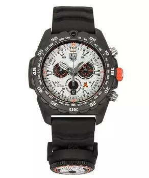 Luminox Bear Grylls Survival Master резиновый ремешок серебристый циферблат кварцевые дайверские часы XB.3748 300M мужские серебряный