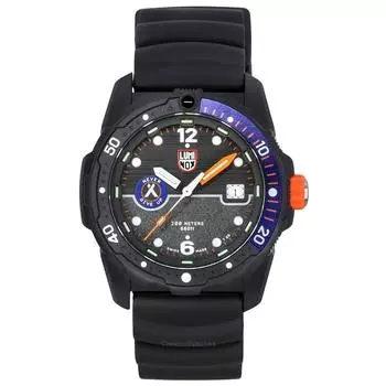 Luminox Bear Grylls Survival SEA каучуковый ремешок с черным циферблатом, швейцарские кварцевые часы для дайвинга XB.3723, 200 м, мужские часы