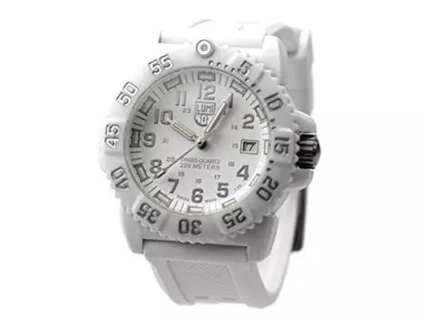 [Luminox] Часы Luminox Navy Seals Snow Patrol белый каучуковый ремешок 7057 белый. Женские [предметы]