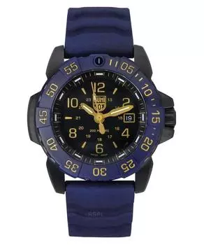 Luminox Navy SEAL Foundation Back To The Blue Black Dial Quartz Diver s XS.3255.CB.NSF 200M Мужские часы чёрный