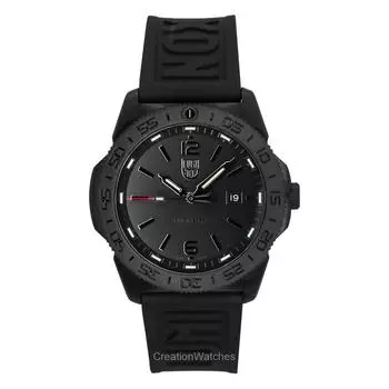 Luminox Pacific Diver Ремешок из каучука Черный циферблат Кварцевые XS.3121.BO.1 200M Мужские часы чёрный