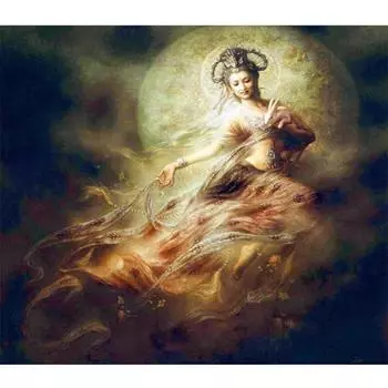 Луна Алмазная вышивка 5D DIY Алмазная картина Алмазная мозаика Картины Стразы Домашний декор 20X30CM