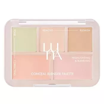 Luna Conceal Blender Palette Консилер 6г, Нет. 1 прозрачная крышка, 1 шт.