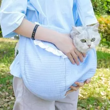 Luna Glam сумка-слинг для собак и кошек, сумка-переноска для собак среднего размера, пеленка, корейский шампунь для домашних животных