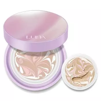 Luna Компактная увлажняющая основа Long Lasting Moisture Glow Pact OR Aurora Edition, оригинальная, 12,5 г + сменный блок, 12,5 г, набор, нет. 21, 1 комплект