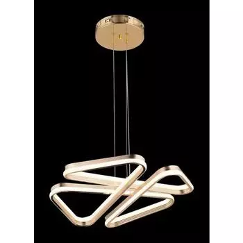 Luna Lighting Роскошная Золотая желтая светодиодная люстра Светодиодная подвесная лампа Люстра