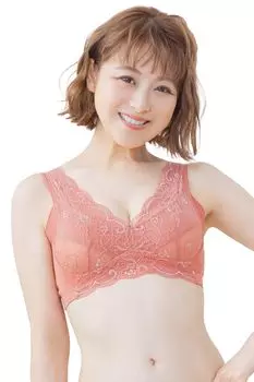 LUNA Natural Up Night Bra Cup Запатентованная простыня-гамак с беспроводной структурой Nana Suzuki (Воздушный апельсин, L) AAA~C Нескользящий