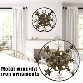 Луна, солнце, поделки со звездами, поделки из металла и железа для изготовления украшений 280*280mm