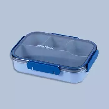 Lunch Box For Workers, Girls, Microwave Heating Lunch Box, Student-specific Compartment Plastic Lunch Box One Size