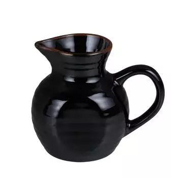 Lunchang Microwave Pitcher Made in Microwave Shorter Heating No Need for Mitts with Hot Boiling Soba Soup [Arita Ware, Japan] Friendly, Time, Handle,