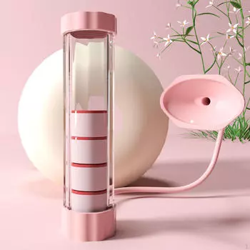 Lungs Breathing Exerciser Boys Girls Washable Home Office Dumbbell розовый