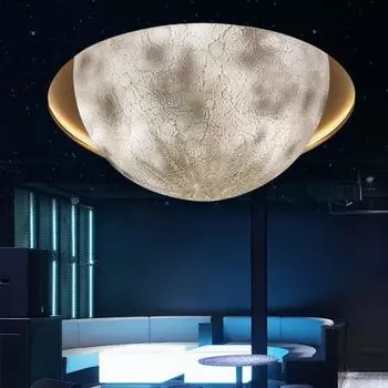 Лунная лампа Потолочный светильник Планета Лампа Вогнутая полусфера Лунная лампа Украшение Diameter 20cm