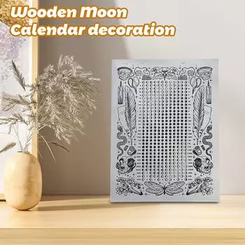 Лунный календарь Деревянные поделки Украшения для дома One Size