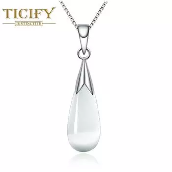 Лунный камень Кошачий глаз Камень-капелька Подвеска Изделия из натурального хрусталя белый