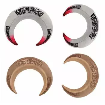 Лунный рыцарь Crescent Dart, плюшевая игрушка с изогнутым ножом и маленьким ножом золотой