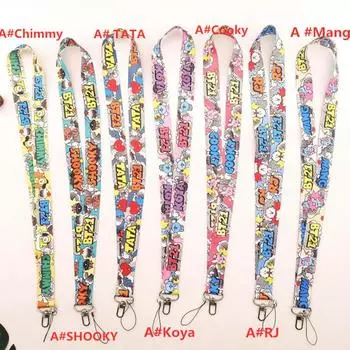 LUOM Мультяшный ремешок для сотового телефона с шейным ремешком, чехол, держатель для карт 9