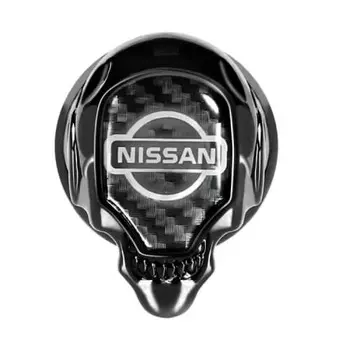 (ЛУП) Подходит для Nissan Крышка кнопки запуска двигателя Кнопка остановки автомобиля Декоративная крышка переключателя Крышка переключателя Кольцо кнопки запуска автомобиля Кольцо нажатия двигателя E