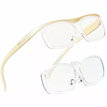 Лупа Kenko Glasses YUI со сменными линзами, большой размер, набор из 2 штук, цвет слоновой кости, 1,6x/1,89x KTL-5108L-IV слоновая кость