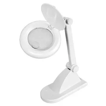 Лупа Rexant Desktop 3d 12d с подсветкой белая 31-0242