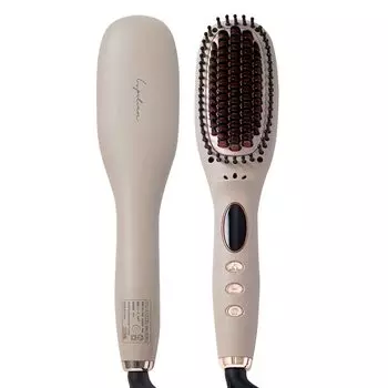 Lupilina Heat Brush Hair Iron Brush Insta Brush Type Straighten your hair just by combing it for 3 minutes in the morning Negative ions Increases