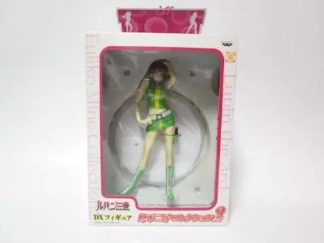Люпин Третий DX фигурка Fujiko Mine Collection 2 Fujiko Mine Мини-юбка зеленая версия. (Приз) зелёный