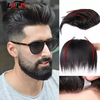 LUPU синтетические парики на лбу, V-образные передние фассели, невидимые ленты для парика на лбу, мужские невидимые наклейки на парик 16CM