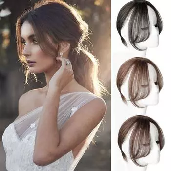 LUPU женская синтетическая челка для волос 3D челка на заколке для наращивания волос термостойкие накладные волосы французская челка средней части