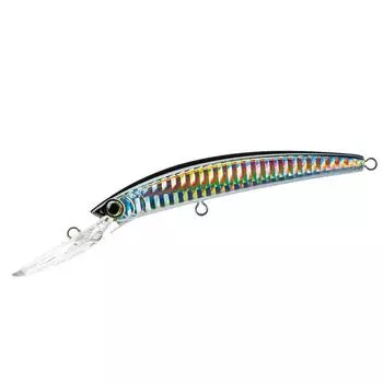 Lure Crystal Minnow Deep Diver C4 110mm YO-ZURI (F) R1135-C4 (Silver Black)