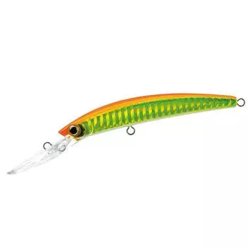 Lure Crystal Minnow Deep Diver HOBG Back 110mm YO-ZURI (F) R1135-HOBG (Orange Gold)