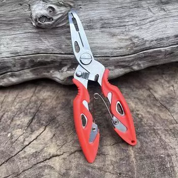 Lure Pliers: Multifunctional Curved Stainless Steel Fishing Scissors & Dyneema Line Cutter