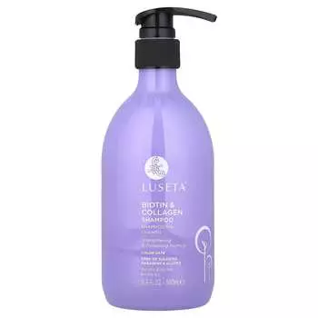 Luseta Beauty, Шампунь с биотином и коллагеном, для тонких, сухих волос, 16,9 жидких унций (500 мл)