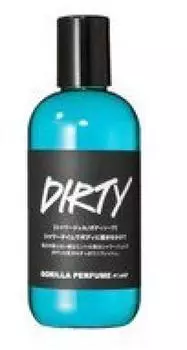 LUSH Dirty Shower Gel Dirty Springwash Mint Scent Косметика для ванны Мыло для тела Натуральная косметика Натуральные ингредиенты Подарок на день рождения (280г)