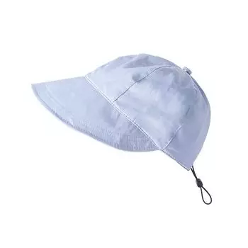 Lusi Same Style Hat Summer Quick-Drying Sun Protection Hat Breathable Korean Style Peaked Cap 2023 New Arrival UV Sun Hat Light Blue