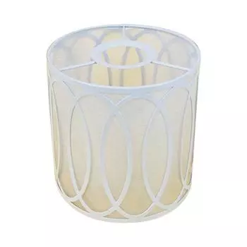 Люстра абажур настольная лампа абажур простой железный абажур светильник аксессуары E27 большой Diamonds белый