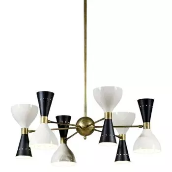 Люстра Diabolo на 12 ламп в стиле StilNovo Mid Century Ceiling Light F