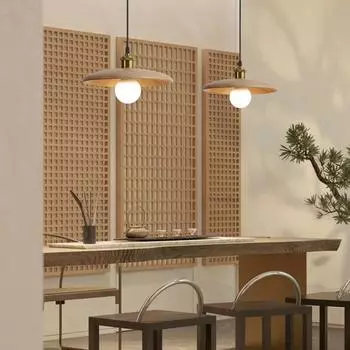 Люстра из цельного дерева в спальне, прикроватная люстра, небольшая люстра, освещение в чайной комнате, коридор, проход, люстра в японском стиле для бара B&B Bulb not included
