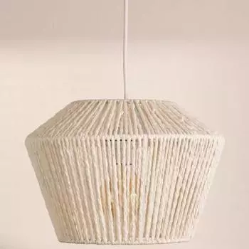 Люстра из хлопчатобумажной нити макраме — 4 варианта цвета