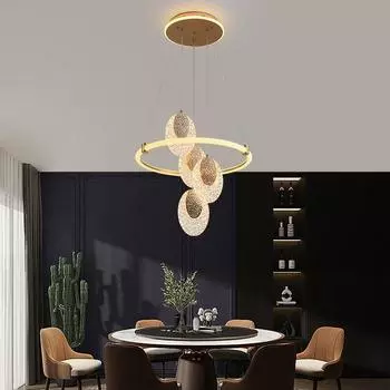 Люстра с дистанционным затемнением. Креативная светодиодная люстра.