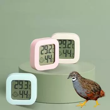 Lutino Cockatiel Термометр Принадлежности для выращивания кур Контроллер постоянной температуры и влажности Коробка для разведения Клетка Контроль температуры зелёный