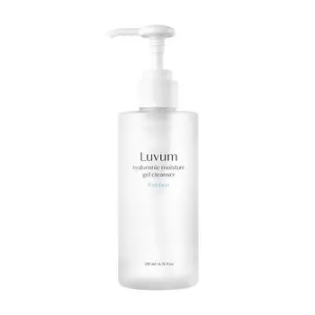 Luvum Bamboo Гиалуроновая кислота Увлажняющий гель для умывания Увлажняющий гель для умывания чувствительной кожи Очищающий Гипоаллергенный Содержит растительные