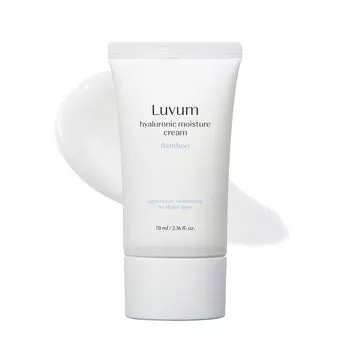 Luvum Bamboo Hyaluronic Acid Moisture Cream High Moisturizing Sensitive Skin Dry Skin Korean Cream Korean Skin Care Korean Cosmetics (70ml)