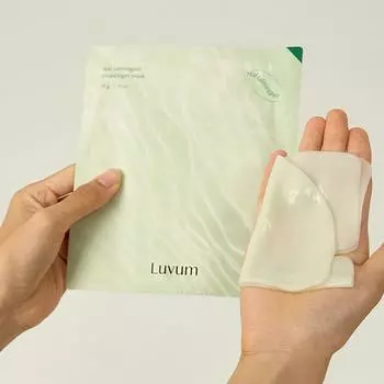 LUVUM Real Calmingpair Cica Gel Mask 33г х 5 , корейская косметика, Kbeauty, пробник