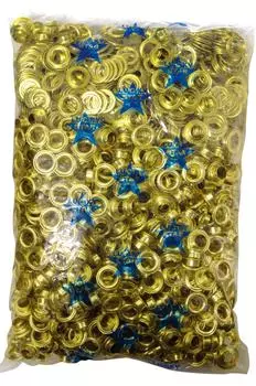 Люверс Ichinen Access FAMILY TOOL Люверс 7 мм Изготовлен из латуни 51492 пары Заполнен полиэстером Двусторонний (# 20) 3000