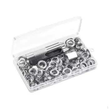 Люверсы Инструмент Металлический с 3 установочными инструментами Утолщенный Craft DIY Шторный люверс