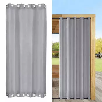 Люверсы с лучевой защитой для патио, наружная панель для уединения W54 x H84 in