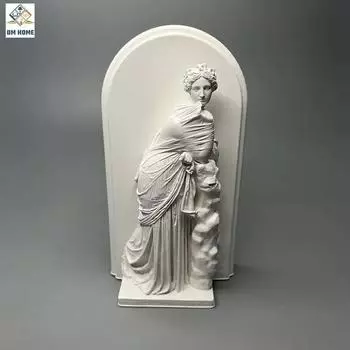 Лувр восхваляет скульптуру богини, произведение искусства, гипсовую статую, европейскую статую, скульптуру, рассеивающую камень, украшение для дома и гостиной