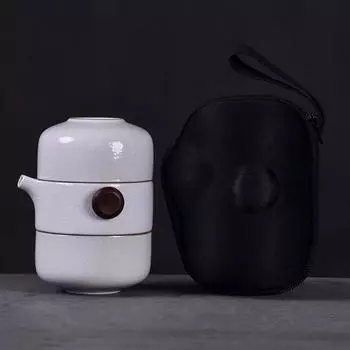 LUWU японский керамический чайник гайвань чайные чашки портативный дорожный офисный чайный сервиз ручной работы Red