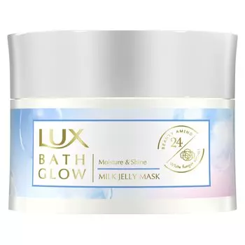 LUX Bath Glow Moisture Shine Молочно-желейная маска для тела 185 г x 4 шт.
