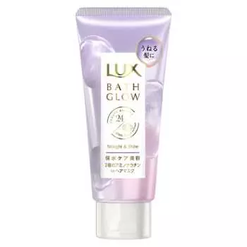 Lux Bath Glow Straight and Shine Маска для ухода за волосами, выпрямляющая и сияющая, 160 г